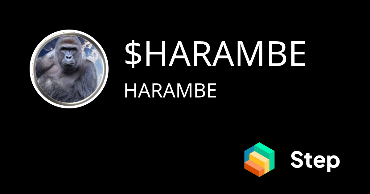 $HARAMBE Solana Token on-chain analytics